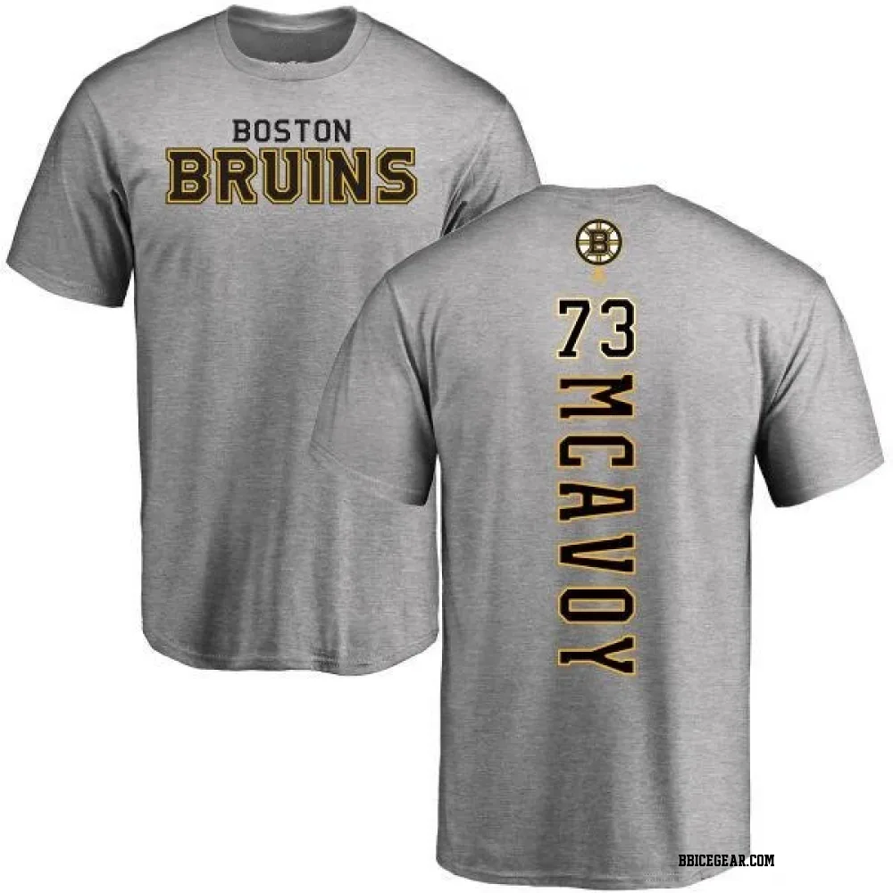 Ash Men's Charlie McAvoy Boston Bruins Backer T-Shirt -
