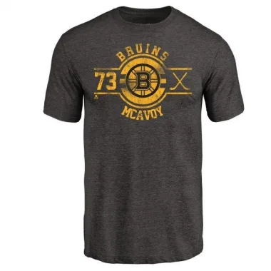 Black Men's Charlie McAvoy Boston Bruins Insignia T-Shirt -