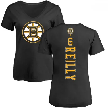 Black Women's Mike Reilly Boston Bruins Backer T-Shirt -